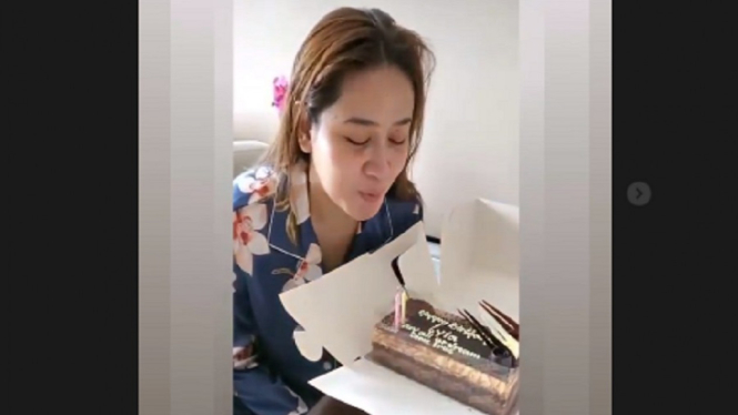 Lia Ladysta Mengenang Momen Terakhir Bersama Chacha Sherly saat Ulang Tahun (Foto Tangkap Layar Video Insta Story)