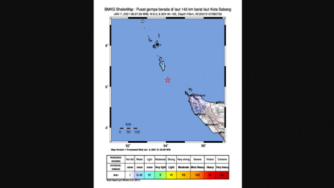 gempa aceh 7 januari