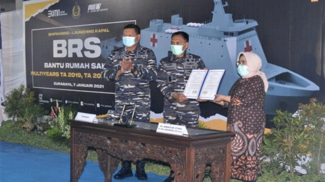 Hore, TNI AL Punya Kapal Bantu Rumah Sakit Baru