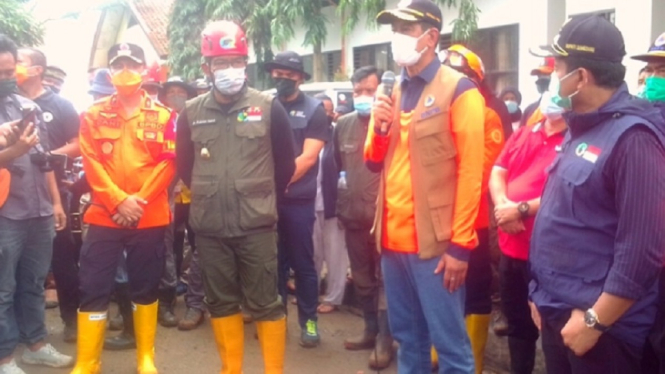 Kepala BNPB, Doni Monardo Pantau Langsung Penanganan Musibah Longsor Sumedang (Foto RRI)