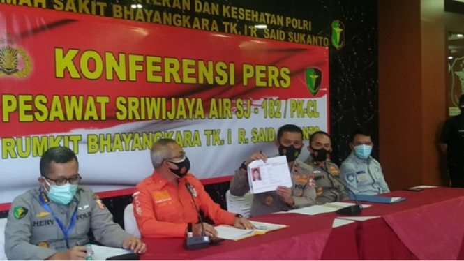 Ini Identitas Penumpang Pesawat Sriwijaya Air SJ 182 yang Berhasil Diidentifikasi (Foto RRI)