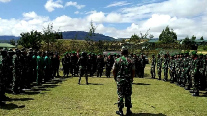 Anggota Batalyon Infanteri 756/WMS Hilang Terbawa Arus Sungai di Papua