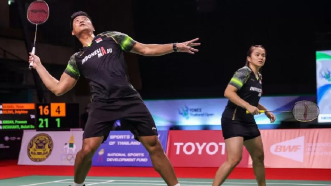 Ganda Campuran Indonesia Gagal Juara di Thailand Open
