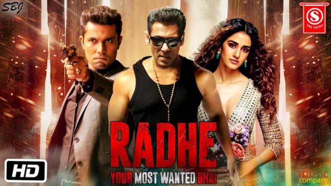 Salman Khan Memastikan Film 'Radhe- Your Most Wanted Bhai’ Tayang Idul Fitri (Foto Poster Film)