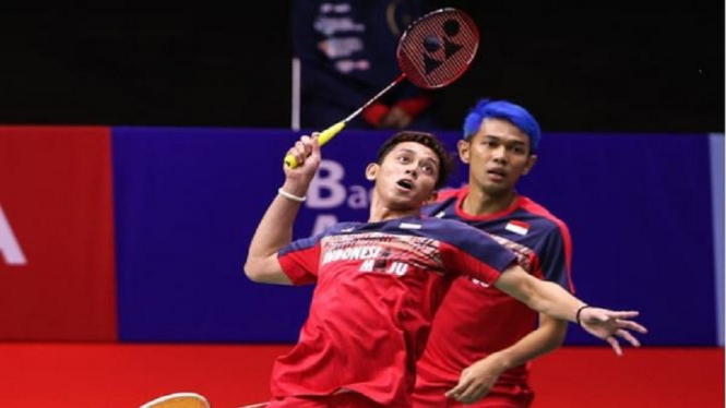 Fajar-Rian tumbang di babak pertama Thailand Open 2021