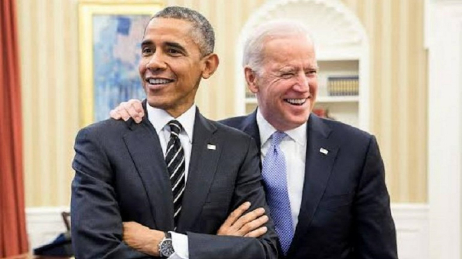 Penampakan Barack Obama di Acara Pelantikan Joe Biden - Kamala Harris (Foto Dok. Reuters)