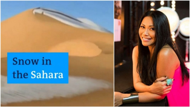 Heboh Lagu 'Snow On The Sahara' Jadi Kenyataan, Begini Tanggapan Anggun (Foto: Instagram)