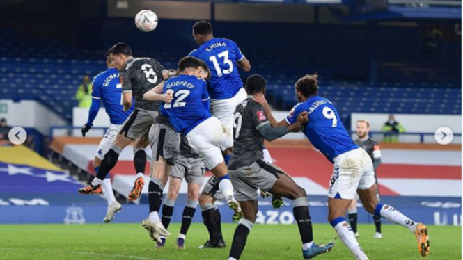 Everton vs Sheffield Wednesday 3-0 gol Yeri Mina assist James Rodrigues
