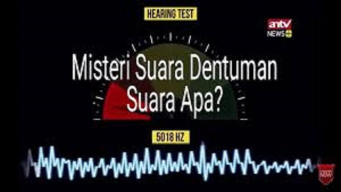 Lagi, Suara Dentuman Misterius Terdengar, Kali Ini di Majene, Ini Kata BMKG (Foto Dok. Ilustrasi)