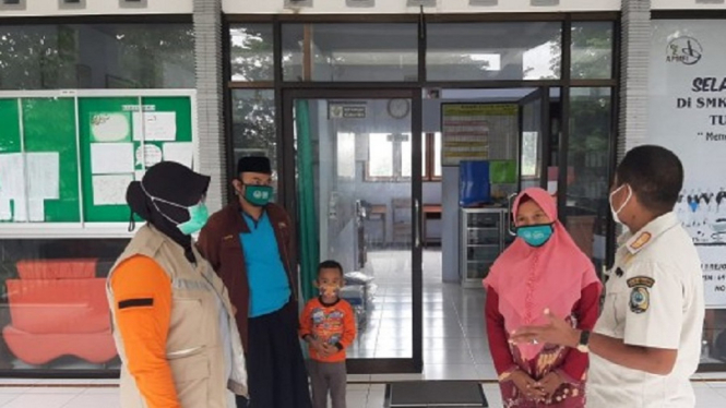 Adakan Pembelajaran Tatap Muka, Dua SMK di Tulungagung Disatroni Satpol PP (Foto Dok. Satpol PP)