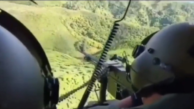 Video Detik-detik Pasukan TNI AU Sergap Markas OPM, Tewaskan Petinggi OPM (Foto Tangkap Layar Video Instagram)