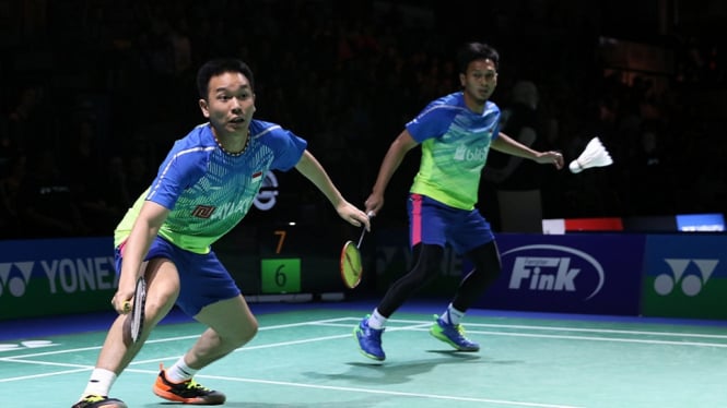 Pasangan Hendra/Ahsan Sukses Merengkuh Final World Tour Finals 2021