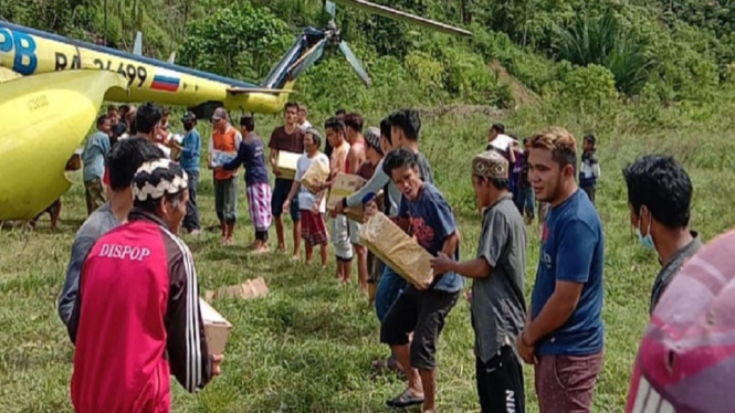 BNPB: Gunakan Helikopter, 100 Ton Lebih Bantuan Korban Gempa Sulbar Terdistribusi