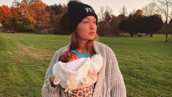 Inilah Alasan Gigi Hadid Pilih Jalani Persalinan Normal di Rumah (Foto: Instagram)