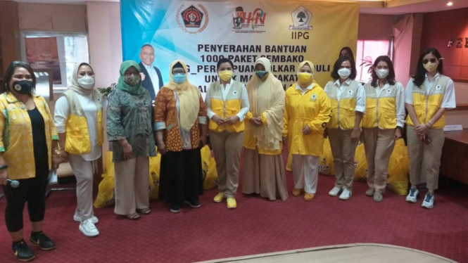 IIPG Meriahkan HPN 2021 Lewat Bantuan Sembako untuk Masyarakat (Foto Istimewa)