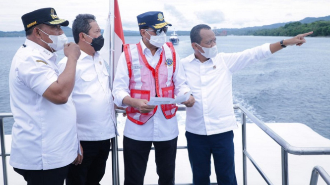 Kunjungan 2 Menteri ke Lumbung Ikan Nasional di Maluku. (Foto Kementerian Kelautan dan Perikanan RI).
