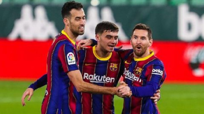 Real Betis vs Barcelona 2-3 Lionel Messi Kunci Kemenangan Barca