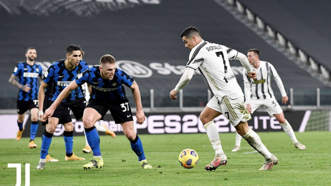 Juventus vs Inter Milan 0-0 (2-1) Cristiano Ronaldo