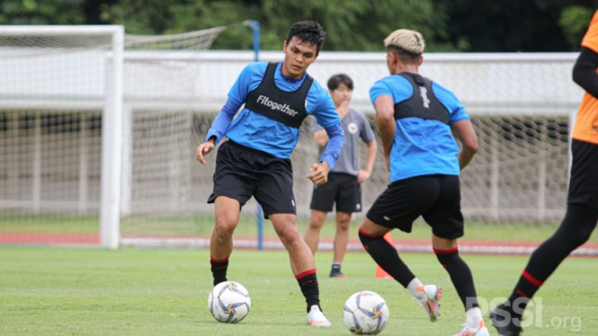 Timnas U-23 latihan TC tahap 2 di Jakarta1