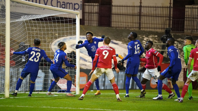 Chelsea Lolos ke Perempatfinal Piala FA Usai Mengalahkan Barnsley 0-1 (Foto Twitter)