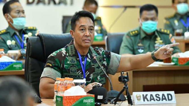 Terkait Bantuan Lab PCR di RS Tingkat IV Merauke Ini Arahan KSAD Jenderal TNI Andika Perkasa (Foto rmol.id)