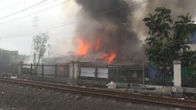 Puluhan Rumah di Tambora Jakarta Barat Ludes Dilalap Api