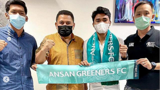 Asnawi Mangkualam resmi dilepas PSM Makassar ke Ansan Greeners K2 League