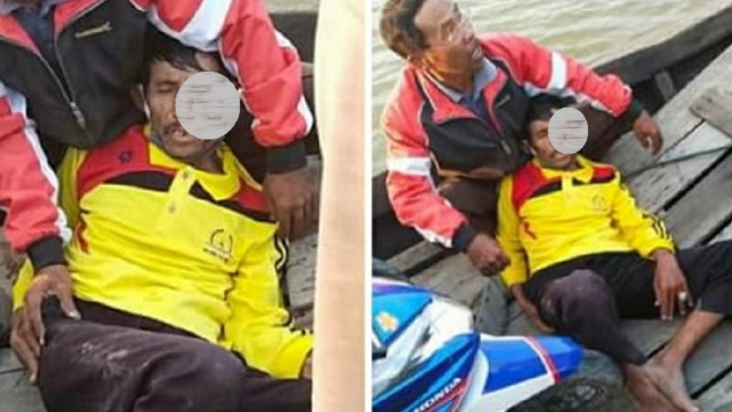 Sadis, Tak Punya Uang untuk Bayar Ongkos, Tukang Ojek Ditusuk Matanya (Foto bukamata.co)