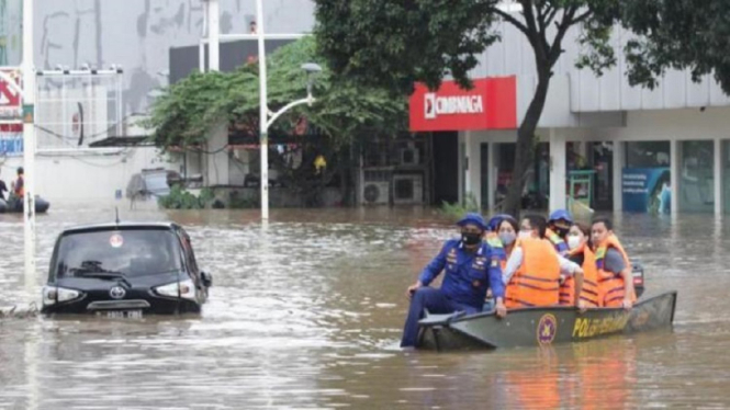 Bosan Kebanjiran, Warga Kebon Pala Siap Direlokasi Jika Dapat Hunian Layak (Foto Dok. Banjir di Jakarta Timur)