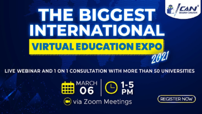 ICAN Gelar Pameran Pendidikan Online The Biggest International Education Expo 2021