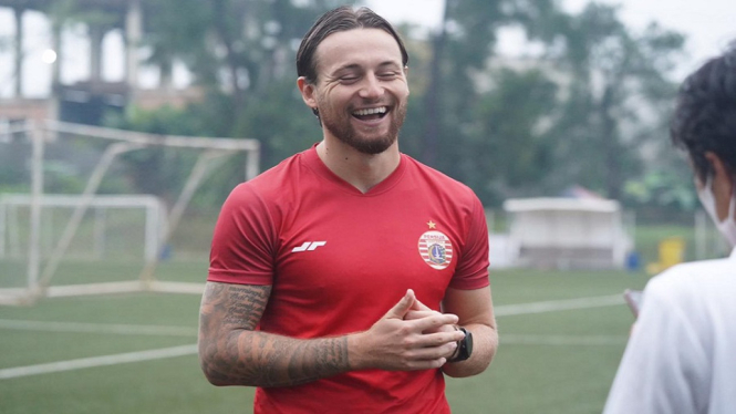 Gelandang Naturalisasi Persija Marc Anthony Klok asal Belanda