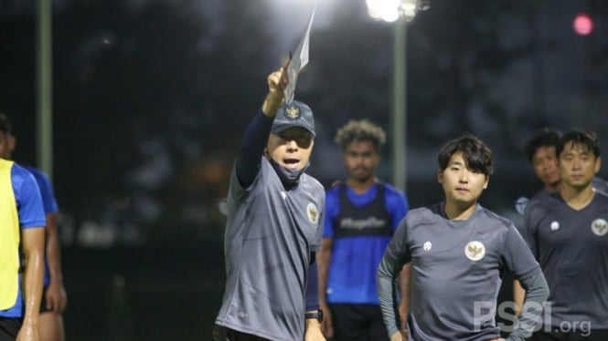 Pelatih Timnas Indonesia Shin Tae-yong asal Korea Selatan