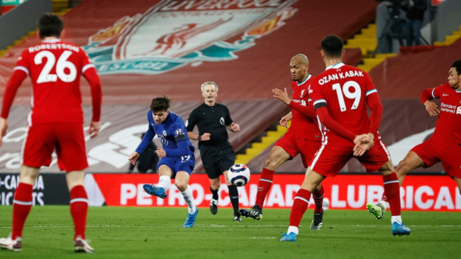 Bungkam Liverpool dengan Skor Tipis, Chelsea Menyodok Zona Liga Champions (Foto Twitter)