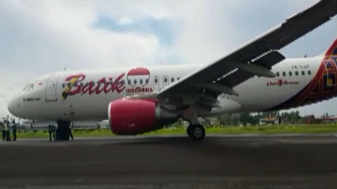 Penyebab Batik Air BTK 6803 Terbang Balik ke Jambi karena Ada Percikan Api pada Roda Depan