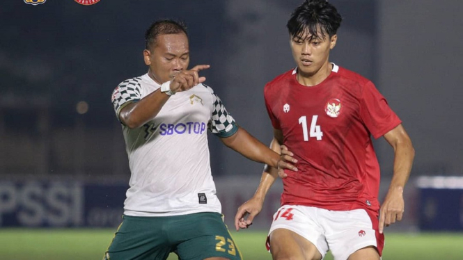 Timnas U-23 vs TIRA Perikabo 2-0 Wawan Febrianto