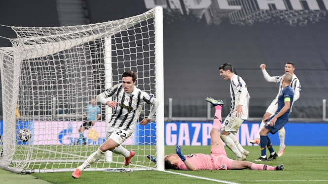Juventus vs FC Porto 3-2 gol Federico Chiesa