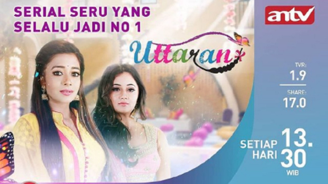 Uttaran ANTV, serial seru selalu jadi nomor satu. (Foto Instagram @antv_official)