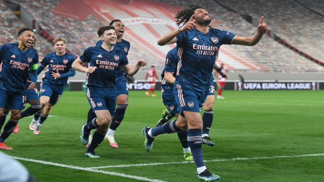 Olympiakos Pireaus 1-3 Arsenal gol Mohamed Elneny