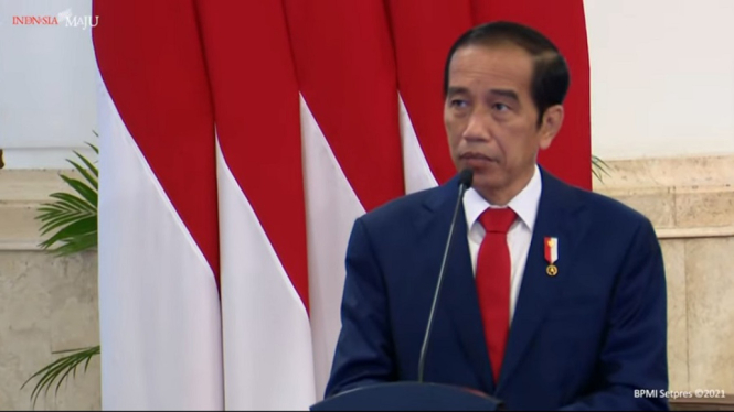 Terkait Polemik Masa Jabatan Presiden 3 Periode, Ini Kata Presiden Jokowi (Foto Dok. Tangkap Layar Youtube)