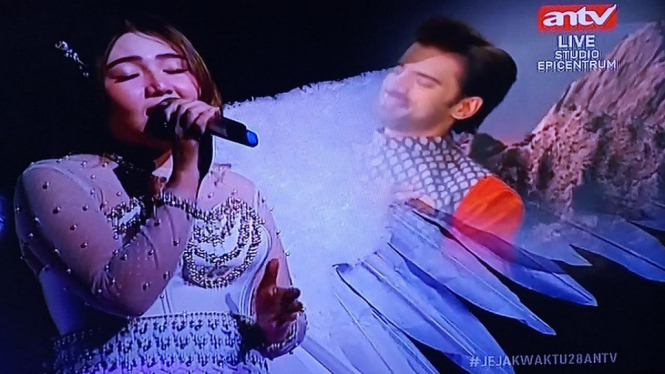 Nyanyikan Kal Ho Naa Ho di HUT ke-28 ANTV “Jejak Waktu”, Via Vallen: Ini Lagu Favorit Aku