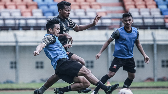 Persiapan Madura United hadapi PSSleman di Grup C Piala Menpora 2021