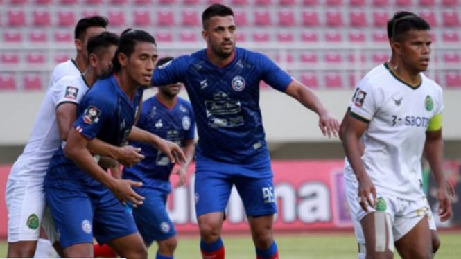 Arema FC vs Tira Persikabo 1-1 Caio Ruan