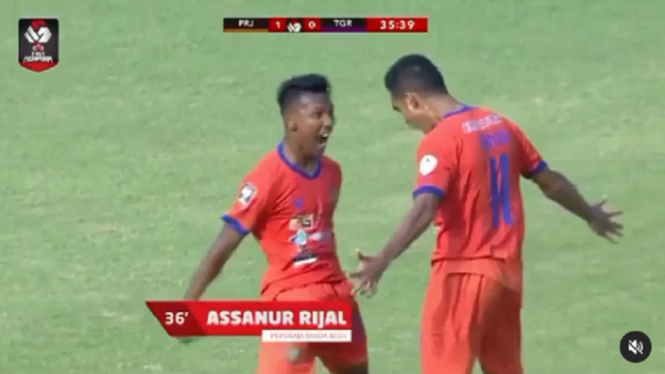 Assanur Torres Rijal cetak hattrick Persiraja vs Persita 3-1