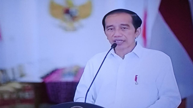 Presiden Jokowi Mengutuk Keras Aksi Bom Bunuh Diri dan Korban Akan Ditanggung Biaya Pengobatan (Foto Tangkap Layar tvOne)