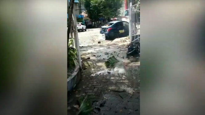 Berikut Deretan Fakta di Balik Aksi Bom Bunuh Diri di Depan Gereja Katedral Makassar. (YouTube Jurnal Warga)
