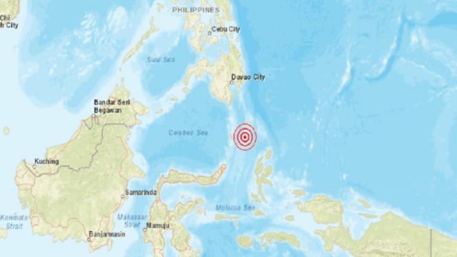 Gempa 5,5 Magnitudo Guncang Melonguane Sulawesi Utara