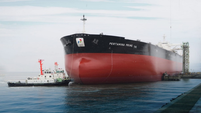 kapal tanker pertamina prime di jepang foto kbri tokyo