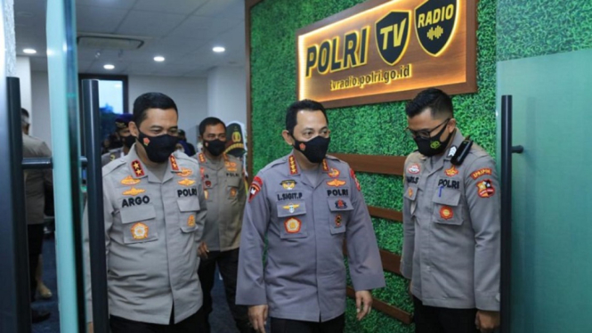Memiliki Polri TV dan Radio, Ini Kata Kapolri Jenderal Listyo Sigit Prabowo (Foto Humas Polri)