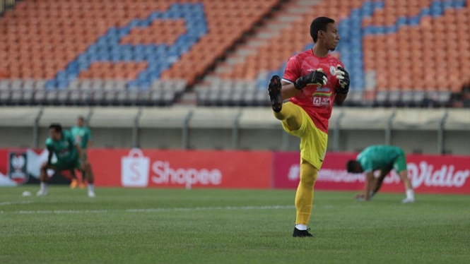 Kiper PSS Ega Rizky ingatkan rekannya fokus sepanjang pertandingan hadapi Bali United