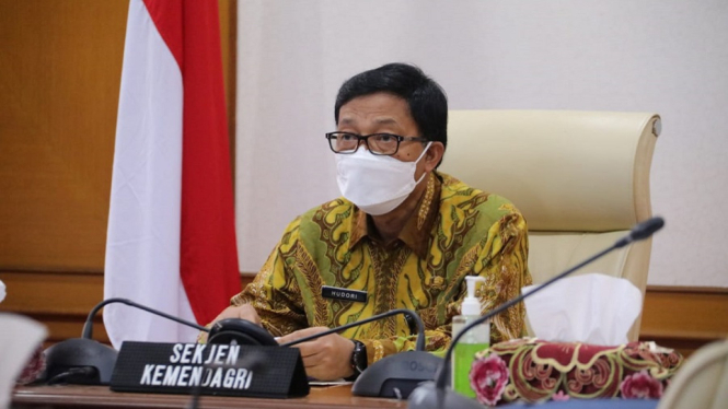Kemendagri Minta Pemprov DKI Jakarta Dukung Pembangunan Rendah Karbon dan Buat Renaksi Penanggulangan Banjir (Foto Puspen Kemendagri)
